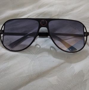 Versace Black Metal Sunglasses